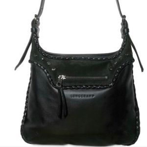 Longchamp Handbag - Black Leather